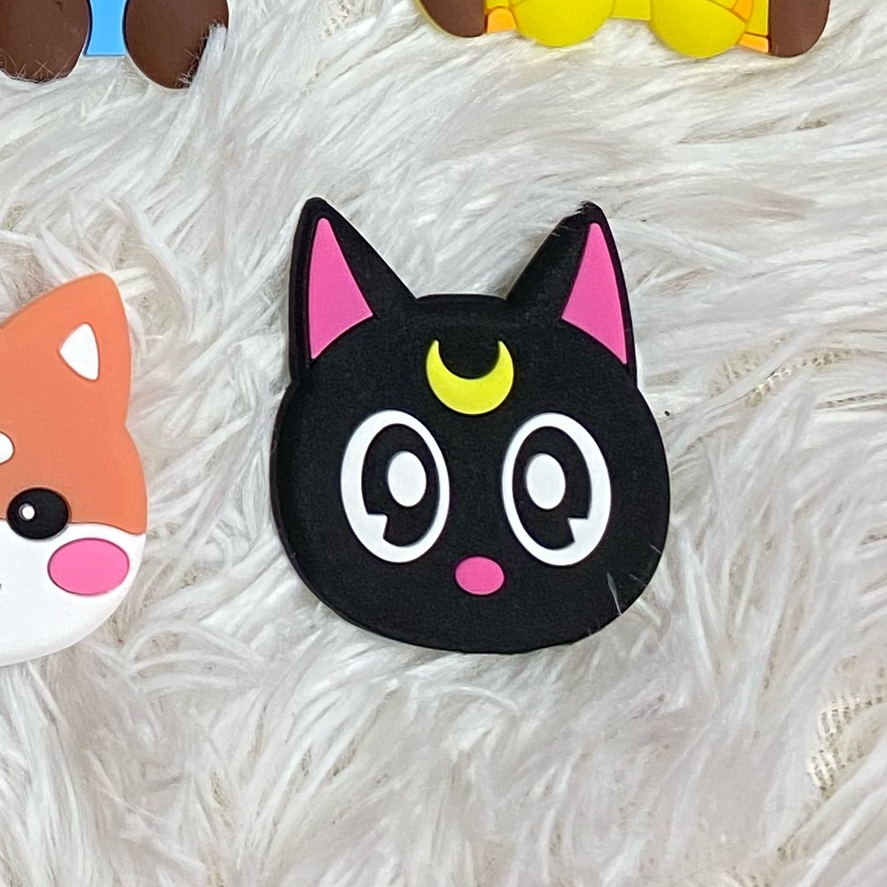 New sailor moon Luna cat 3D pop socket phone - Picture 2 of 4